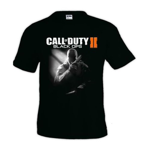 Mx Games Camiseta Call of Duty Black Ops 2 Prestigio Manga Corta (Talla: 11-12 años)