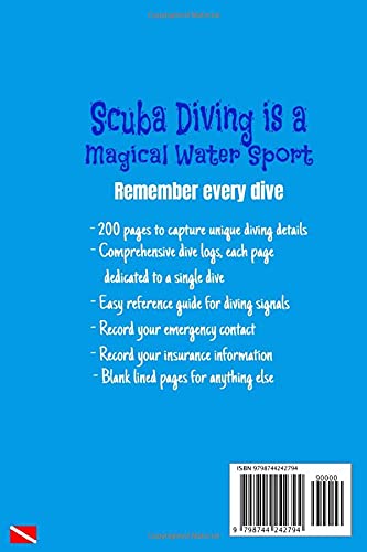 MY SCUBA DIVING LOG BOOK | Record every memory: Best Book to Record Dives! 200 pages! Light Blue Cover, Men or Women, 6”x9”, One full page for each ... SCUBA DIVING JOURNALS | Record Every Memory)
