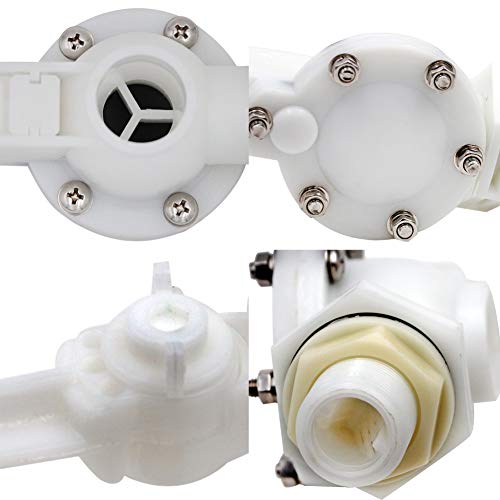 M.Z.A Válvula de flotador de agua con brazo ajustable, válvula de bola flotante de 3/4 "para estanque de agua Estanque Acuario de peces Ganado Oveja Canal de agua