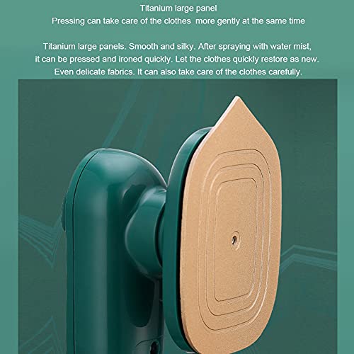 MZNTBW Steam Iron Handheld, Micro Plancha de Vapor Profesional Mini Vaporizador de Ropa de Mano Portátil Lightweight Steamer For Clothes Support Dry and Wet Ironing