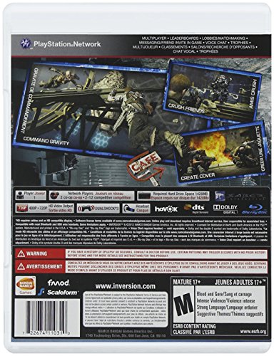 Namco Bandai Games Inversion, PS3 - Juego (PS3, PlayStation 3, Acción, M (Maduro))