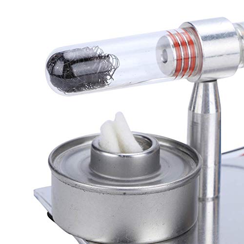 Nannday 【?????? ?????】 Motor Stirling, Cilindro único Modelo Sterling Motor Steam Power Physics Science Lab Herramienta de enseñanza con luz LED, Regalo para niños Adultos Craft Orname