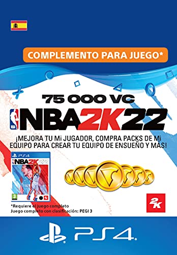 NBA 2K22: 75,000 VC | Código de descarga - Cuenta española