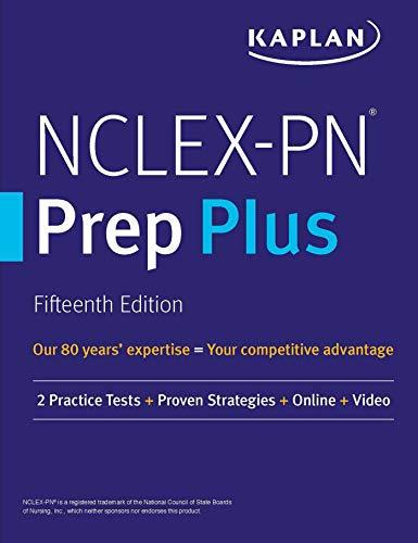 NCLEX-PN Prep Plus: 2 Practice Tests + Proven Strategies + Online + Video (Kaplan Test Prep) (English Edition)