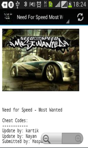 Need for cheat codes pc