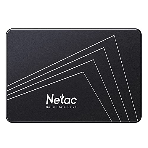 Netac Unidad de Estado Sólido 120GB, Disco Duro Estado Sólido Interna, 3D NAND Flash SLC, 2.5'' SATAIII 6Gb/s, hasta 510MB/s, para Portátil, Tableta, Escritorio, PC