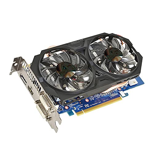 Newwiee Fit for la Tarjeta gráfica GIGABYTE GTX 660 2GB 192Bit GDDR5 Tarjetas de Video Fit for Tarjetas NVIDIA Geforce GTX660 VGA más Fuertes Que la Tarjeta gráfica para Juegos GTX 750 TI