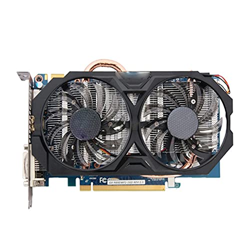 Newwiee Fit for la Tarjeta gráfica GIGABYTE GTX 660 2GB 192Bit GDDR5 Tarjetas de Video Fit for Tarjetas NVIDIA Geforce GTX660 VGA más Fuertes Que la Tarjeta gráfica para Juegos GTX 750 TI