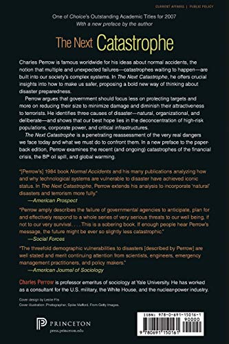 Next Catastrophe: Reducing Our Vulnerabilities to Natural, Industrial, and Terrorist Disasters
