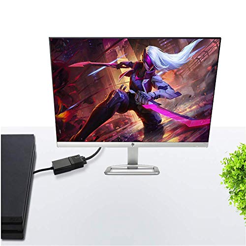 NIAGUOJI - Adaptador HDMI a VGA, 1080P, HDTV, macho a hembra, convertidor de audio para PC, monitor, proyector, HDTV, Xbox, color negro, 1 unidad