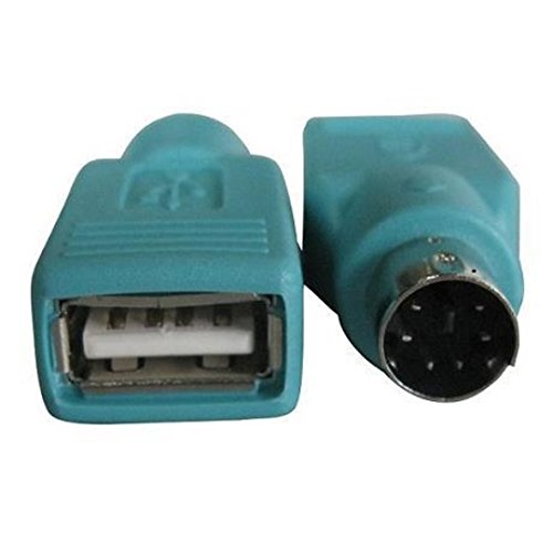 Nilox NX080500105 Adaptador de Cable PS/2 USB 2.0 Verde - Adaptador para Cable (PS/2, USB 2.0, Male Connector/Female Connector, Verde)