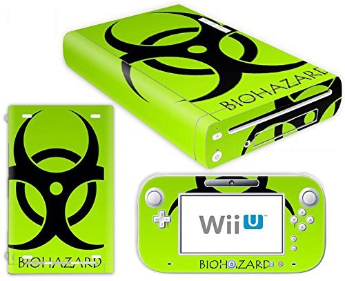 Nintendo Wii U Skin Design Foils Pegatina Set - Biohazard Motivo