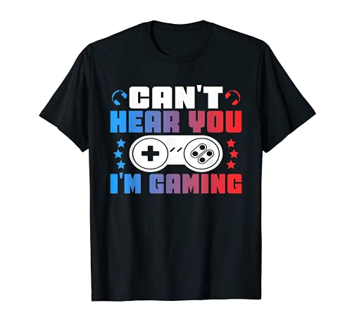 No puedo escuchar que estoy Juego manos en el joystick de control Camiseta
