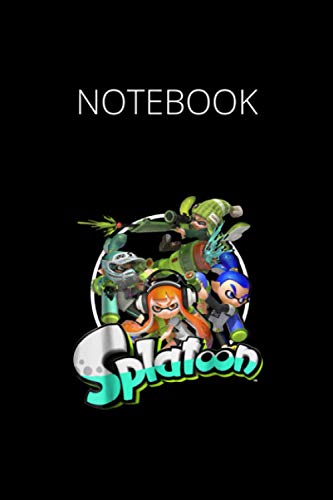 NoteBook: Ninendo Splaoon Inkling Squid Kids Logo Graphic Ingredients cute animals and anime. For working students and writers. You can write down all ... - 120 pages will make all your notes perfect