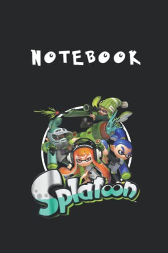 Notebook: Nintendo Splatoon Inkling Squid Kids Logo Graphic College Ruled Perfect Size 6x9x105 with Black Cover