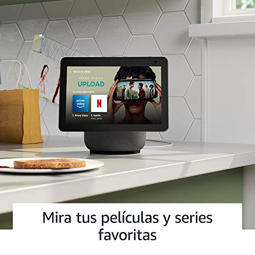 Nuevo Echo Show 10 (3.ª generación) | Pantalla inteligente HD con movimiento y Alexa, Blanco