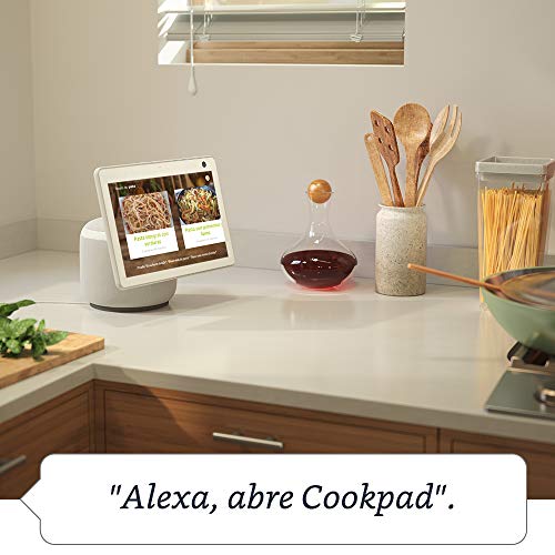 Nuevo Echo Show 10 (3.ª generación) | Pantalla inteligente HD con movimiento y Alexa, Blanco