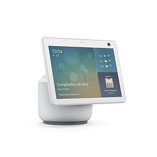 Nuevo Echo Show 10 (3.ª generación) | Pantalla inteligente HD con movimiento y Alexa, Blanco