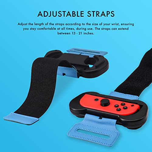 Numskull Nintendo Switch Ring Fit & Just Dance Leg & Arm Joy-Con Strap Accessory