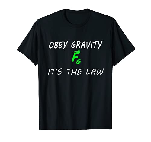 Obey Gravity - It's The Law Fg Camiseta
