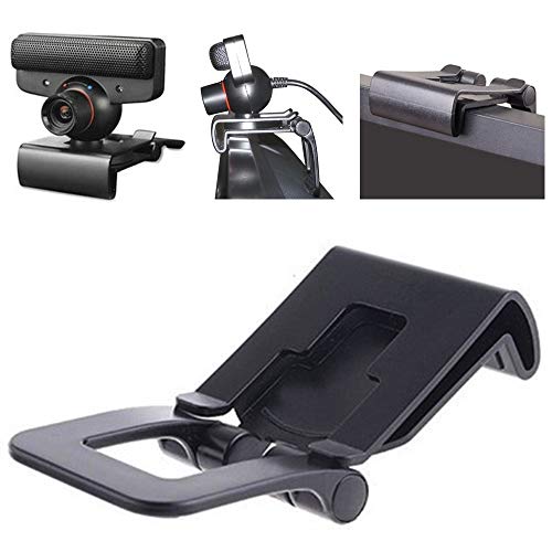 OSTENT Adjustable TV Clip Mount Holder Dock Stand Compatible for Sony PS3 Move Eye Camera