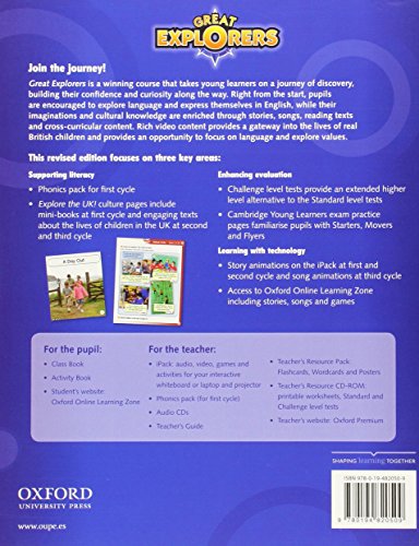 Pack Great Explorers 6. Class Book - Revised Edition - 9780194820509