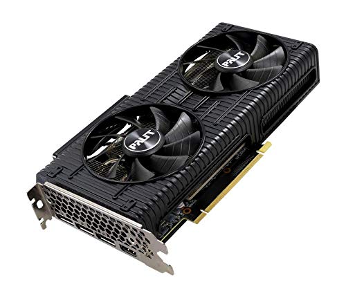 Palit Tarjeta gráfica GeForce RTX 3060 Dual 12GB GDDR6, 3584 Core, 1320 MHz GPU, 1777 MHz Boost, Arquitectura Ampere, 3 x DisplayPort, HDMI, Ventiladores Dobles con tecnología de 0 dB