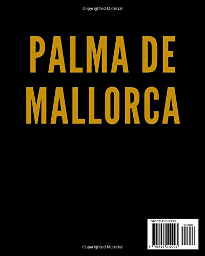 PALMA DE MALLORCA: A Decorative GOLD and BLACK Designer Book For Coffee Table Decor and Shelves | You Can Stylishly Stack Books Together For A Chic ... Stylish Home or Office Interior Design Ideas