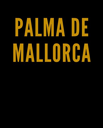 PALMA DE MALLORCA: A Decorative GOLD and BLACK Designer Book For Coffee Table Decor and Shelves | You Can Stylishly Stack Books Together For A Chic ... Stylish Home or Office Interior Design Ideas