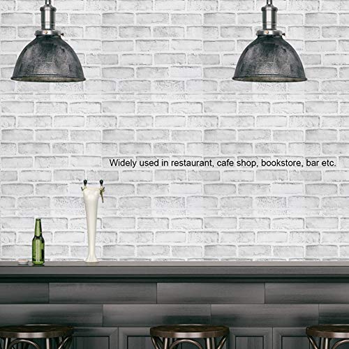 Papel Pintado - 10M 3D Effect Mural Modern Stone Brick Decorative Wallpaper Home