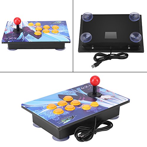 PC Arcade Game Stick Botones Controlador USB Fighting Joystick Juego Ocho direcciones para Arcade Stick Juegos de PC