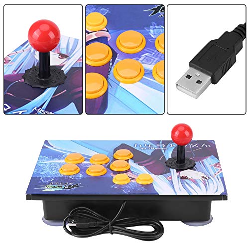 PC Arcade Game Stick Botones Controlador USB Fighting Joystick Juego Ocho direcciones para Arcade Stick Juegos de PC