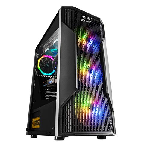 PC Gaming Ordenador de sobremesa Megamania AMD Ryzen 5 3500X 4.1GHz Turbo Quad Core | 16GB DDR4 | SSD 480GB | Gráfica Nvidia GTX OC 1660 6GB