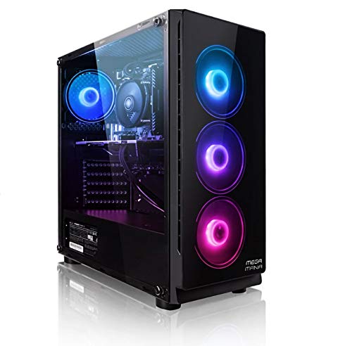 PC Gaming Ordenador de sobremesa Megamania AMD Ryzen 5 3500X 4.1GHz Turbo Quad Core | 16GB DDR4 | SSD 480GB | Gráfica Nvidia GTX OC 1660 6GB