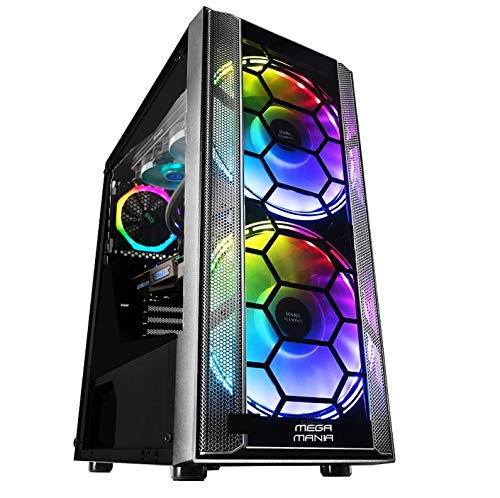 PC Gaming Ordenador de sobremesa Megamania AMD Ryzen 5 3500X 4.1GHz Turbo Quad Core | 16GB DDR4 | SSD 480GB | Gráfica Nvidia GTX OC 1660 6GB