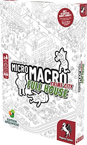 Pegasus Spiele 59061E MicroMacro: Crime City 2 - Full House (edición Inglesa)