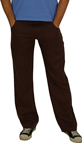 Perano - Pantalón - recto - Básico - para hombre, marrón, 60