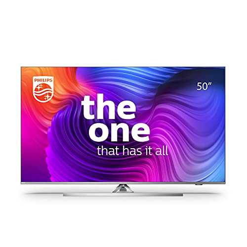 Philips 50PUS8506 / Philips Smart TV 4K de 50 Pulgadas. Televisión LED UHD Ideal para Netflix, Youtube y Gaming/Asistente de Google y Alexa/Android TV, Ambilight, HDR, Dolby Vision y Dolby Atmos