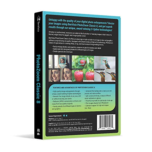 PhotoZoom Classic 8 Lifetime License for Windows and Mac OS
