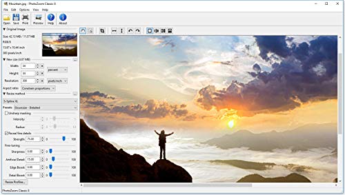 PhotoZoom Classic 8 Lifetime License for Windows and Mac OS