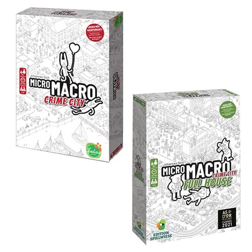 PKGamePack MicroMacro Crime City (Les Dos Juegos de Base) - Versión francesa