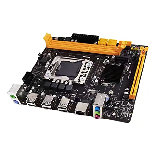 Placa base X79 LGA 1356 con kit de ensamblaje de procesador Xeon E5 2420 DDR3 ECC 8GB (2 X 4GB) NVME M.2 Mini placa base DTX
