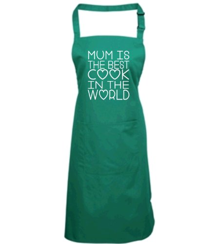 Placa con mensaje para mamá proporcionan una mejor COOK IN THE World ' con motivos de cocina de/molde de horno para delantal