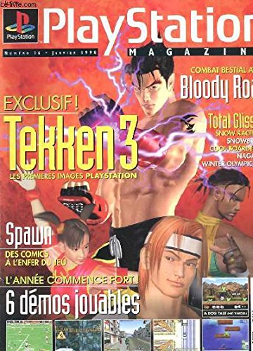 PLAY SATTION MAGAZINE - N° 16 - JANVIER 1998 - TEKKEN 3 - BLOODY ROAR - SPAWN -