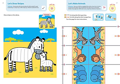Play Smart Animal Picture Puzzlers Age 3+, Volume 12: At-Home Activity Workbook: Preschool Activity Workbook with Stickers for Toddlers Ages 3, 4, 5: ... Games (Full Color Pages) (Gakken Workbooks)