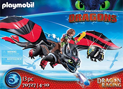 PLAYMOBIL Dreamworks Dragons Dragon Racing: Hipo y Desdentao , A partir de 4 años (70727)