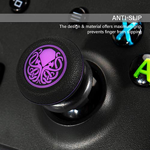 Playrealm FPS Thumbstick Grip Agarres para el Pulgar Extensor Y Impresión Caucho Silicona Apretón Cubrir 2 juegos para Controlador Xbox Series X/S y Xbox One (Secreto De Cthulhu)