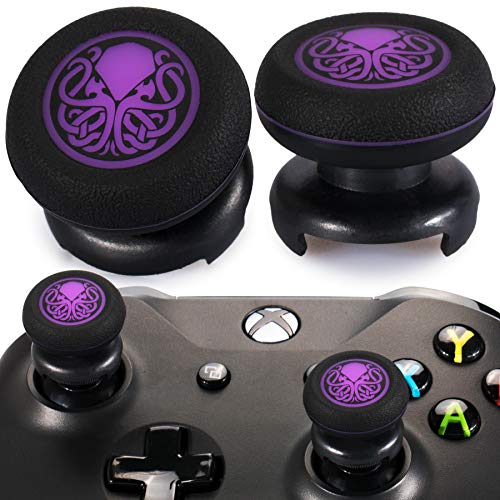 Playrealm FPS Thumbstick Grip Agarres para el Pulgar Extensor Y Impresión Caucho Silicona Apretón Cubrir 2 juegos para Controlador Xbox Series X/S y Xbox One (Secreto De Cthulhu)