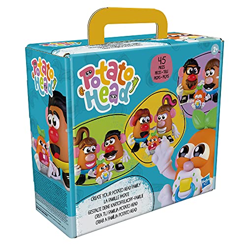 Playskool CREA tu Familia de Potato Head de Potato Head para niños a Partir de 2 años, con 45 Piezas para Personalizar familias Potato