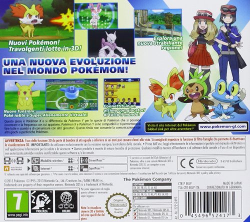 Pokémon X [Importación italiana]